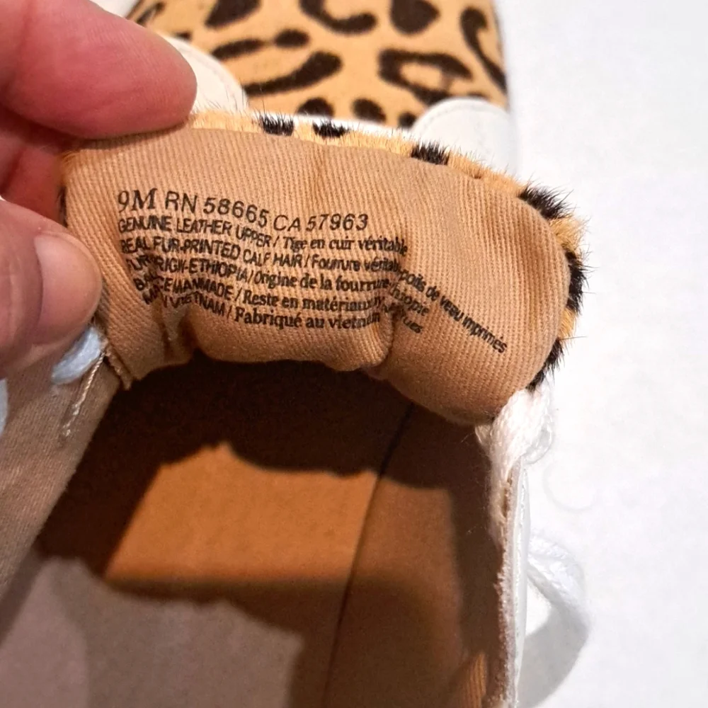 Halogen Cheetah Print Sneakers, Size 9 - Picture 5 of 6